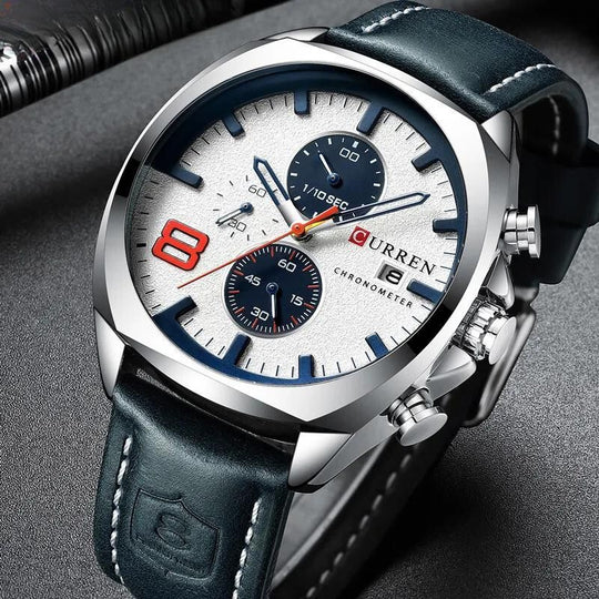 Wasserdichte Chronograph-Sportuhr im Militär-Design