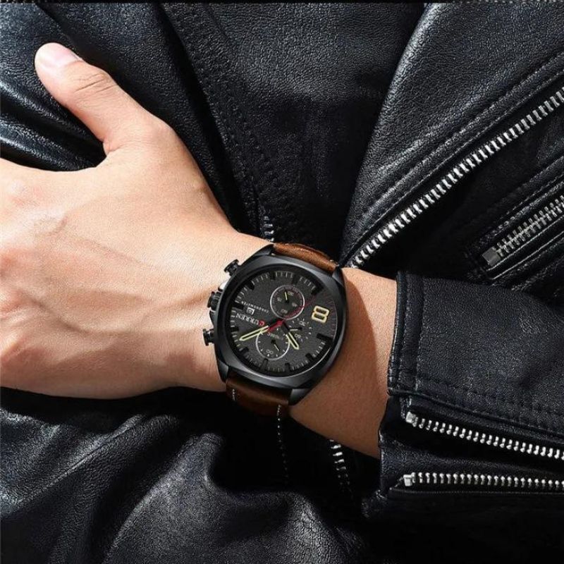 Wasserdichte Chronograph-Sportuhr im Militär-Design