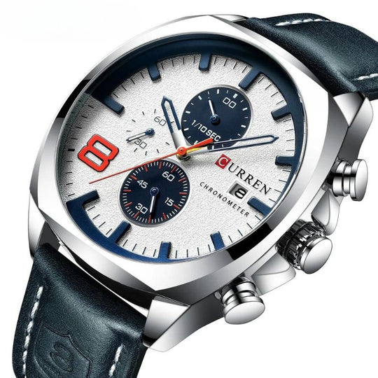 Wasserdichte Chronograph-Sportuhr im Militär-Design