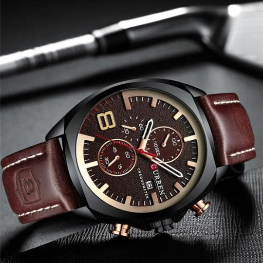 Wasserdichte Chronograph-Sportuhr im Militär-Design