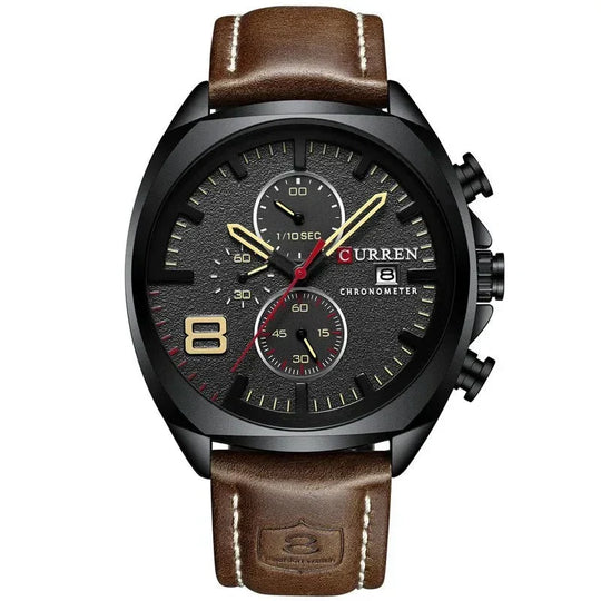 Wasserdichte Chronograph-Sportuhr im Militär-Design