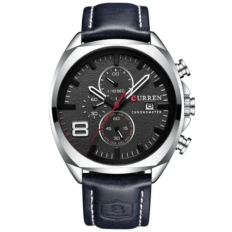 Wasserdichte Chronograph-Sportuhr im Militär-Design