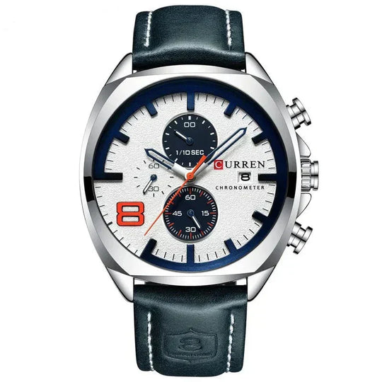 Wasserdichte Chronograph-Sportuhr im Militär-Design
