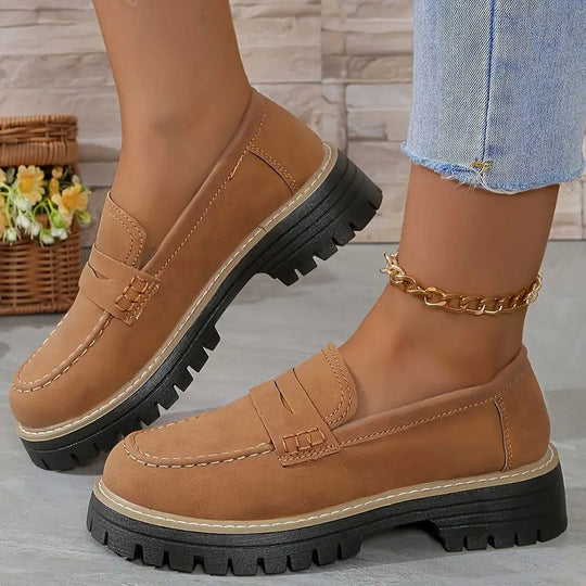 Penelope - Bequeme Chunky Loafer mit Plateau